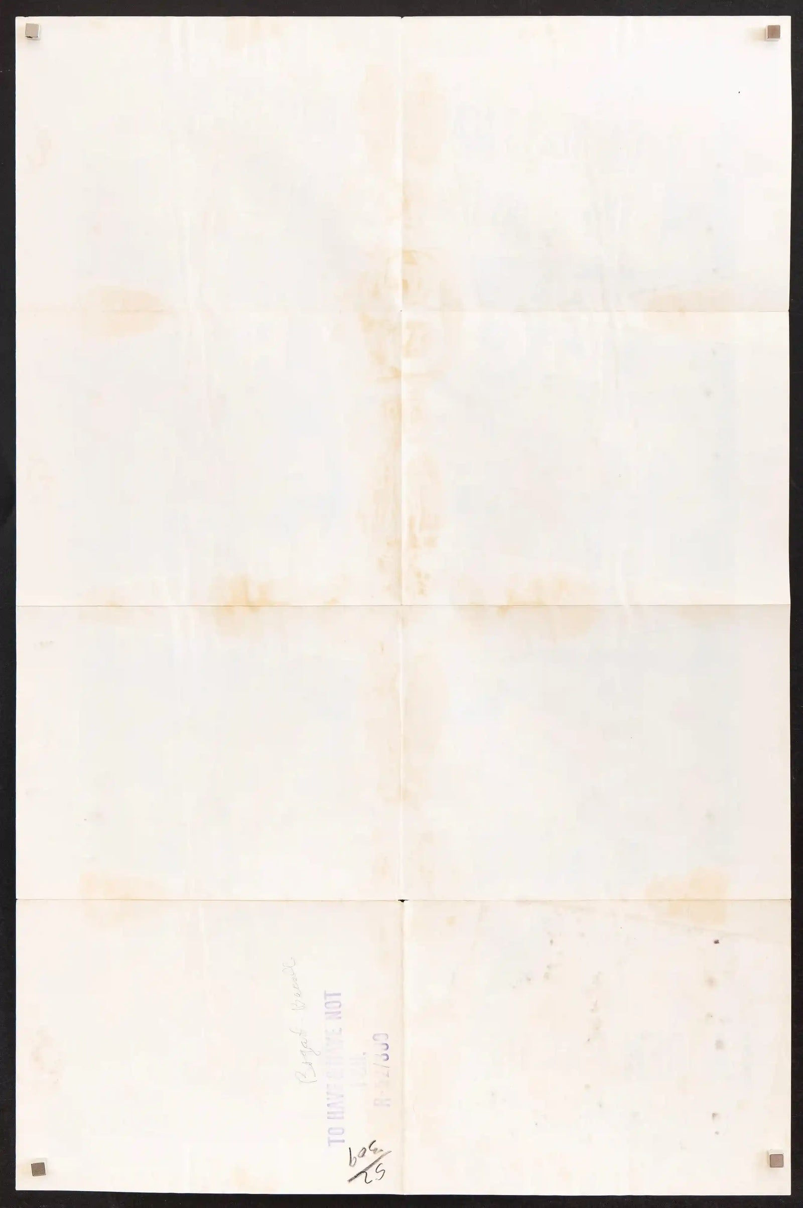 To Have and Have Not Original Vintage Movie Poster