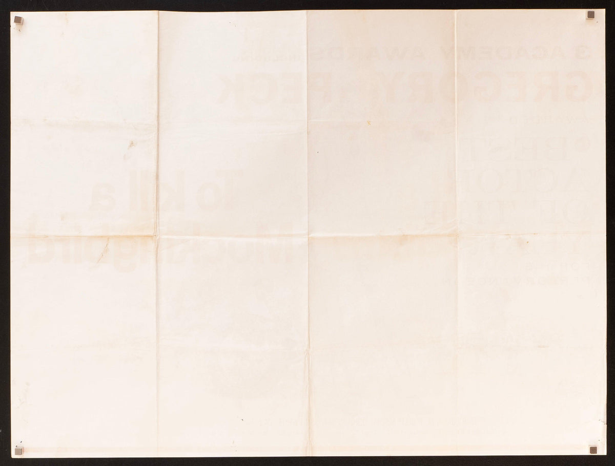 To Kill a Mockingbird Original Vintage Movie Poster