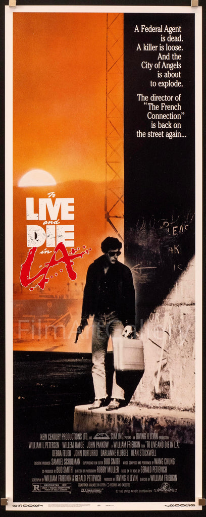 To Live and Die in L.A. Original Vintage Movie Poster