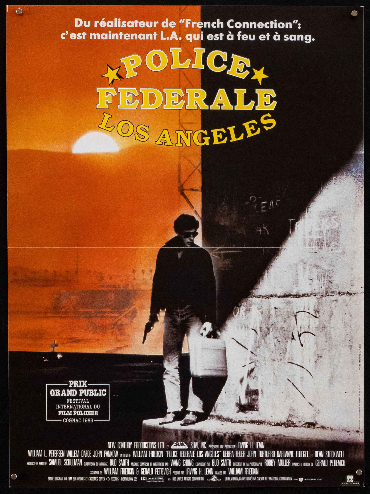 To Live and Die in L.A. Original Vintage Movie Poster