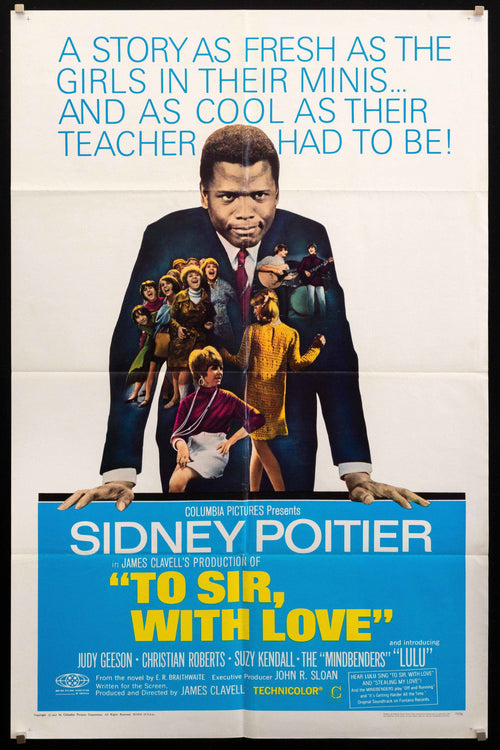 To Sir With Love Original Vintage Movie Poster