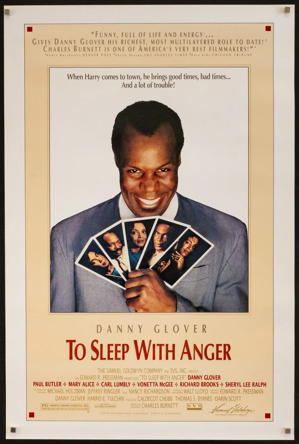 To Sleep With Anger Original Vintage Movie Poster