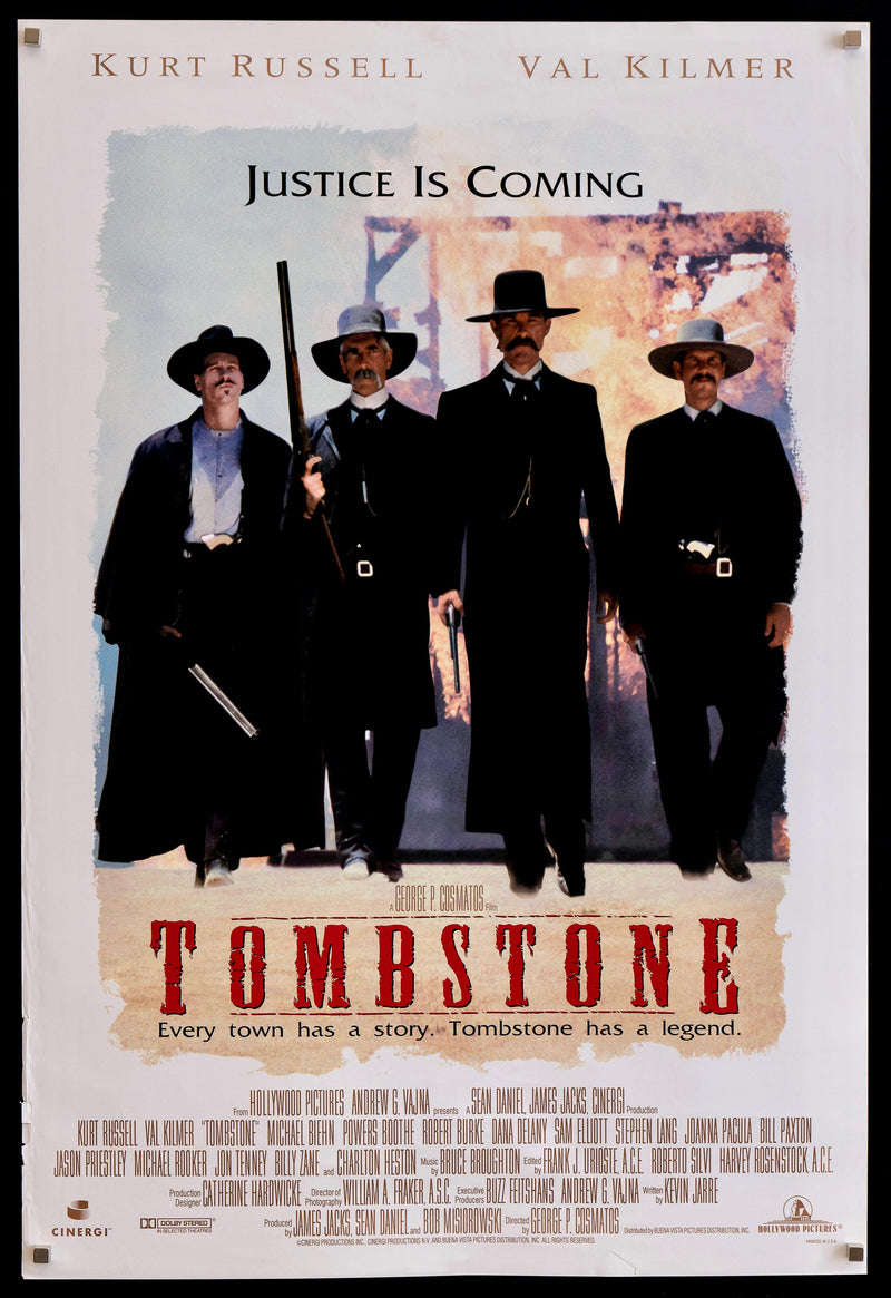 Tombstone 1 Sheet (27x41) Original Vintage Movie Poster