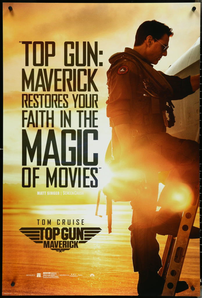 Top Gun: Maverick 1 Sheet (27x41) Original Vintage Movie Poster