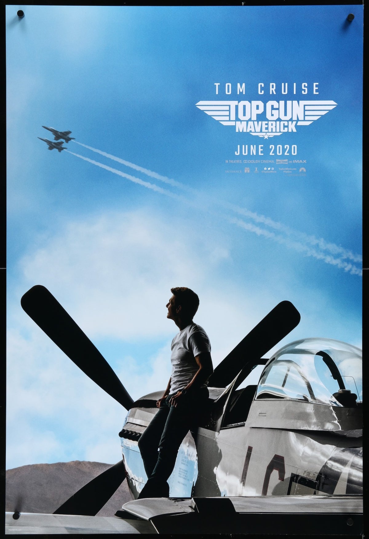 Top Gun: Maverick Original Vintage Movie Poster