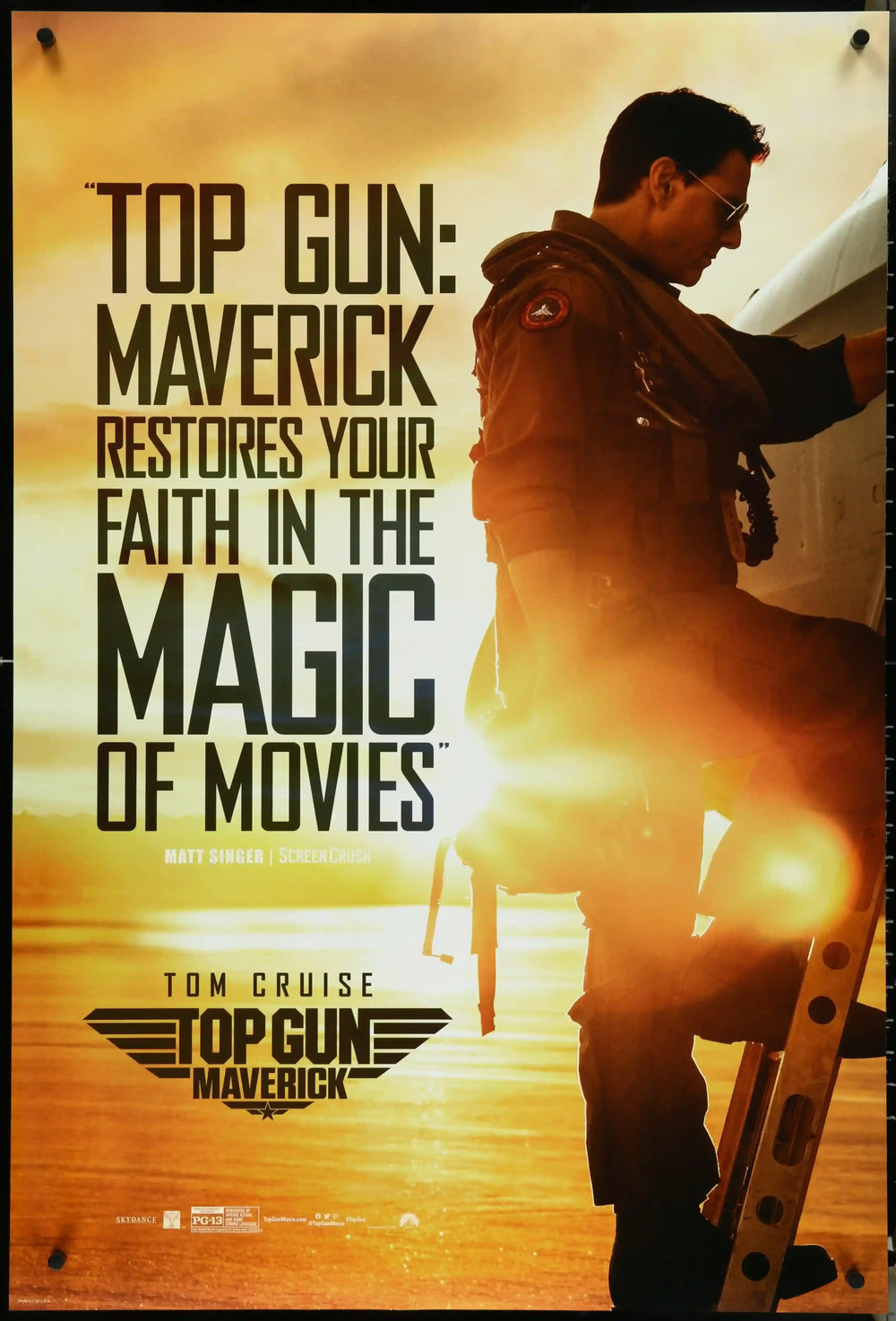 Top Gun: Maverick Original Vintage Movie Poster
