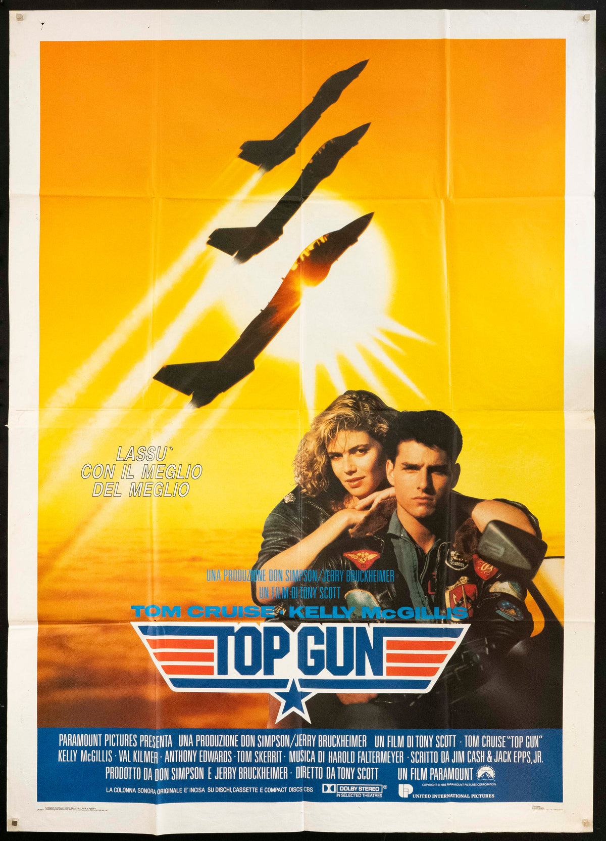 Top Gun Original Vintage Movie Poster