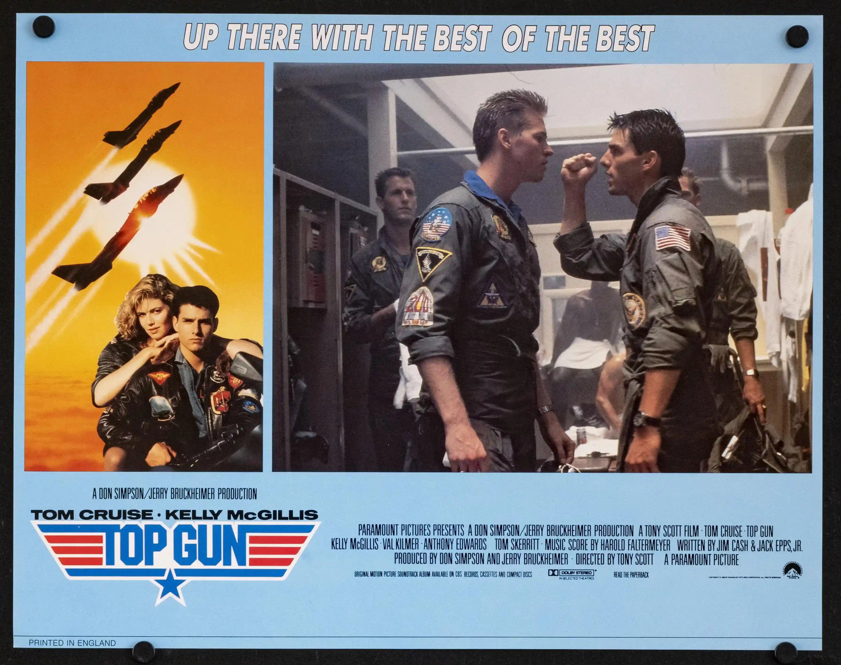 Top Gun Movie Poster 1986 Lobby Card (11x14)