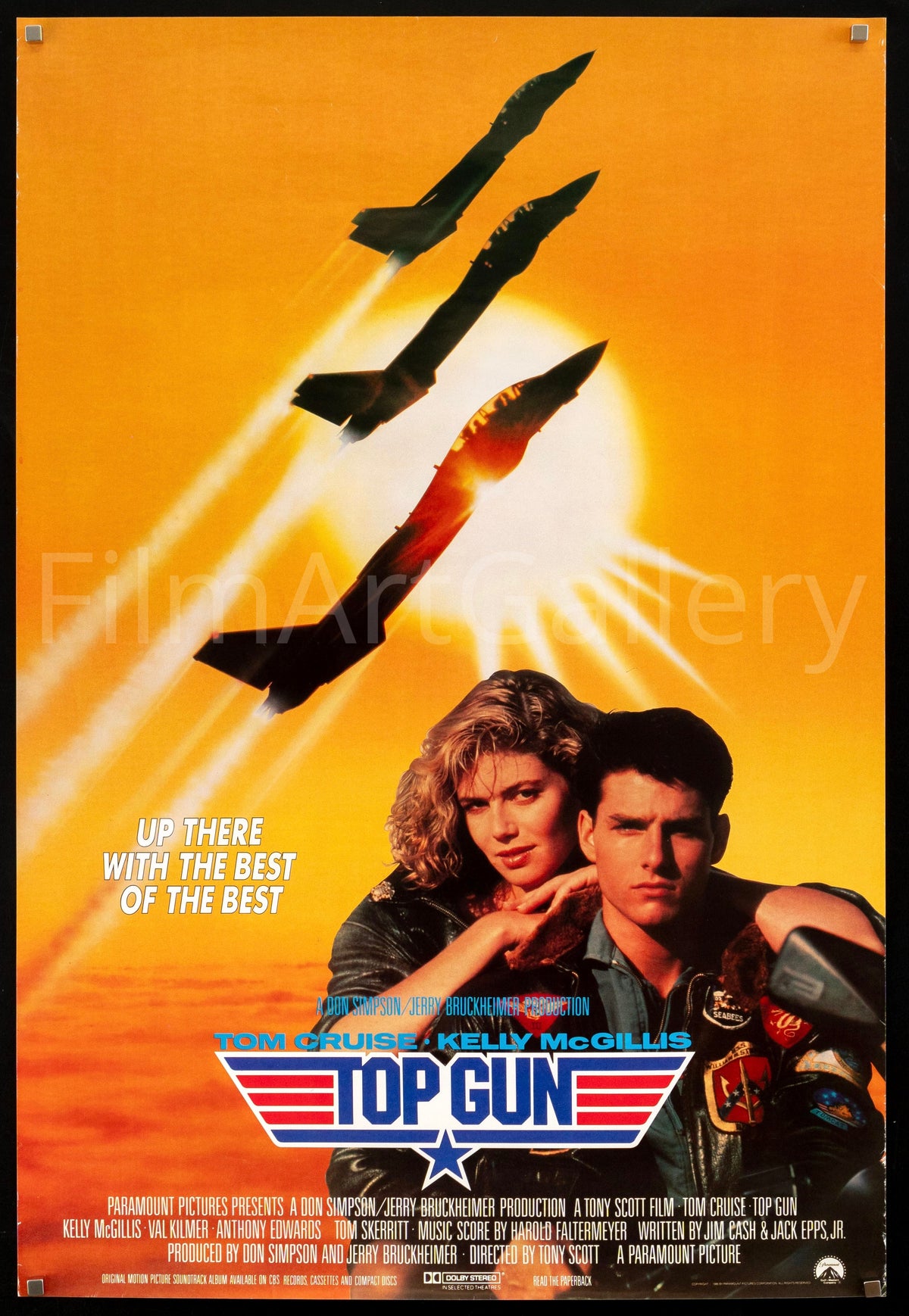 Top Gun Original Vintage Movie Poster