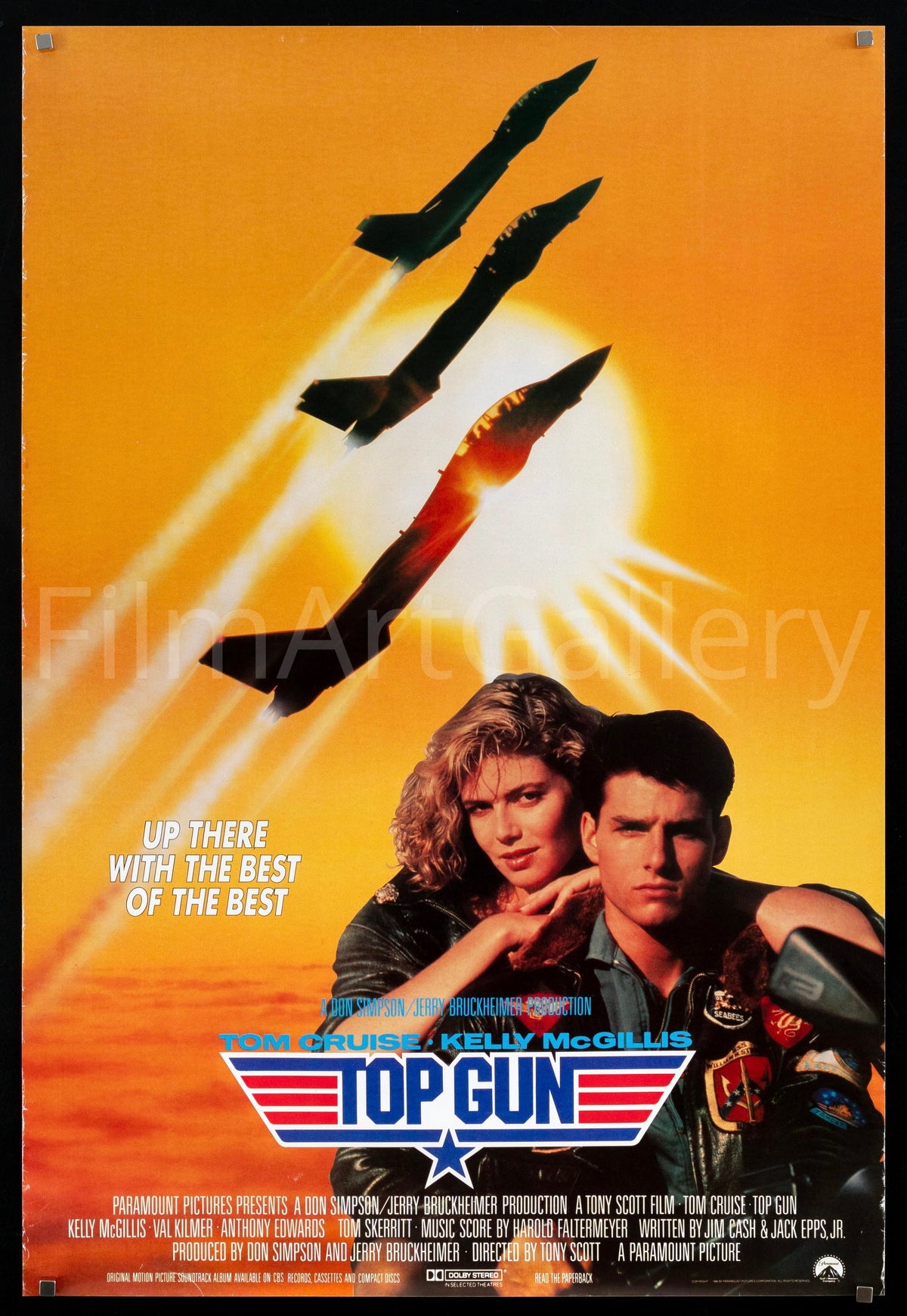 Top Gun Original Vintage Movie Poster