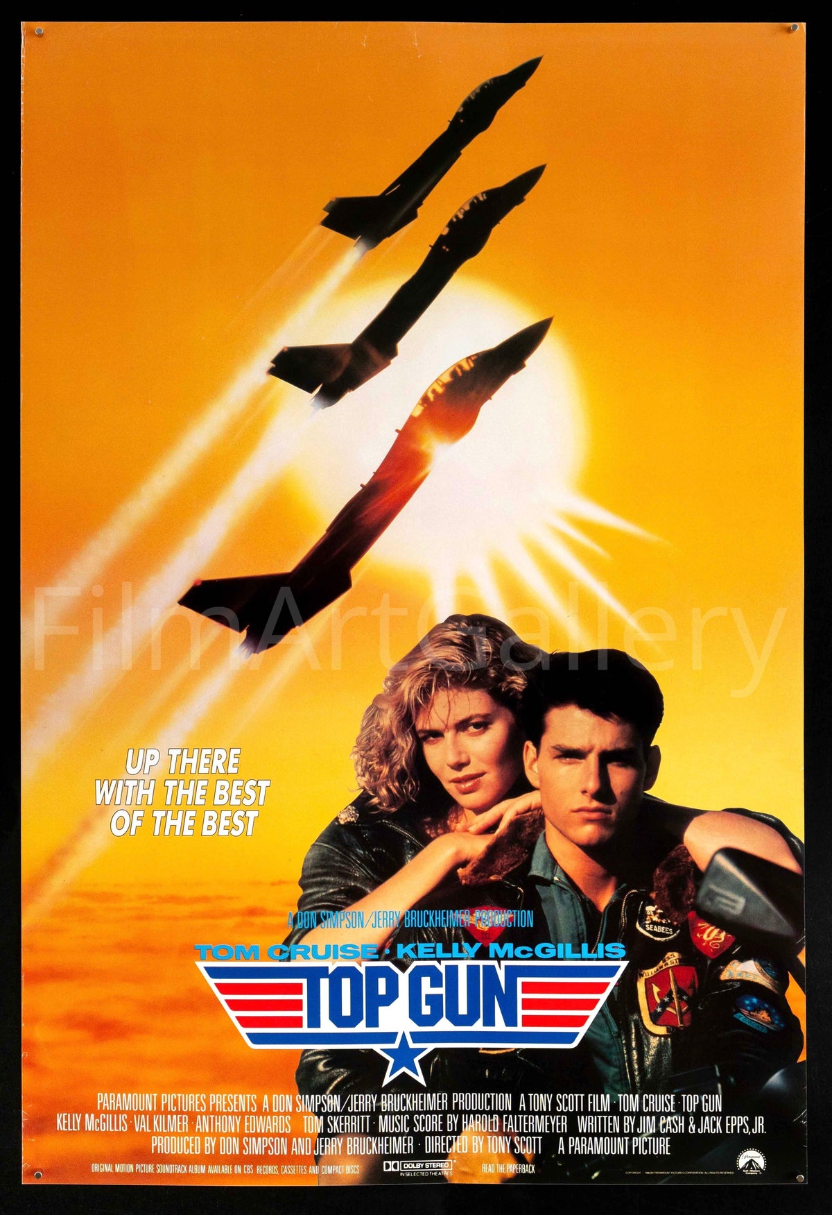Top Gun Original Vintage Movie Poster