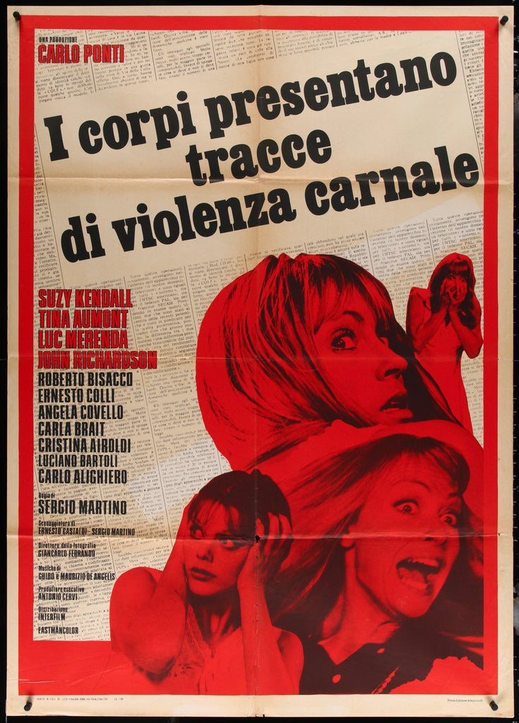 Torso Original Vintage Movie Poster