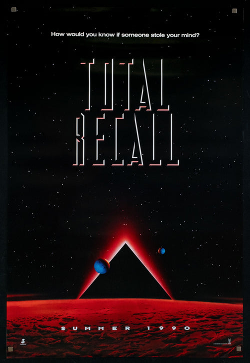 Total Recall Original Vintage Movie Poster