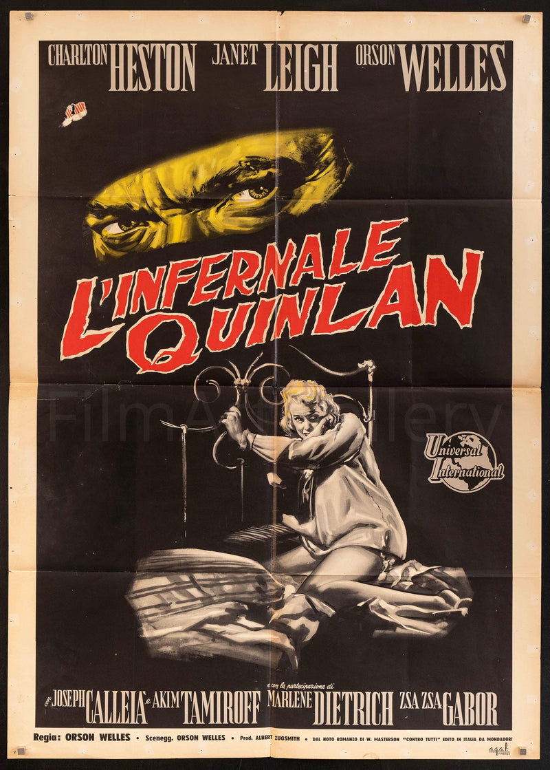 Touch of Evil Italian 2 Foglio (39x55) Original Vintage Movie Poster