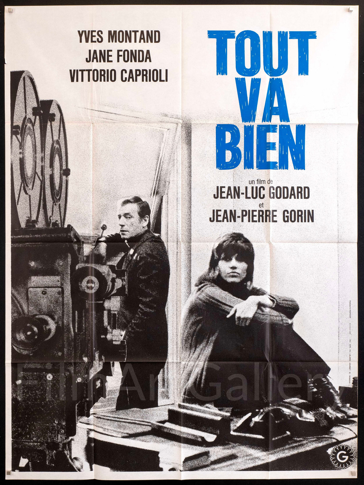 Tout Va Bien Original Vintage Movie Poster