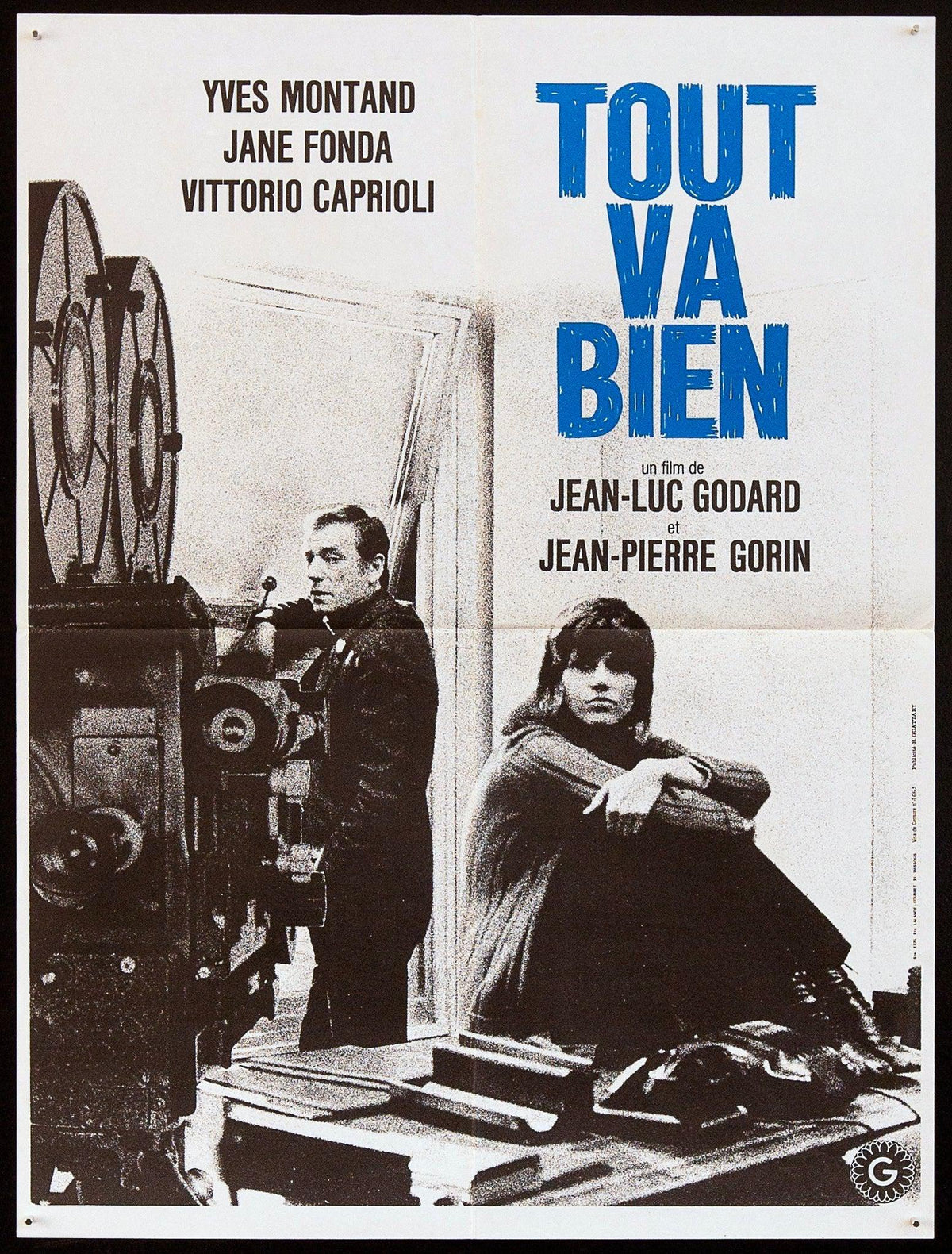 Tout Va Bien Original Vintage Movie Poster