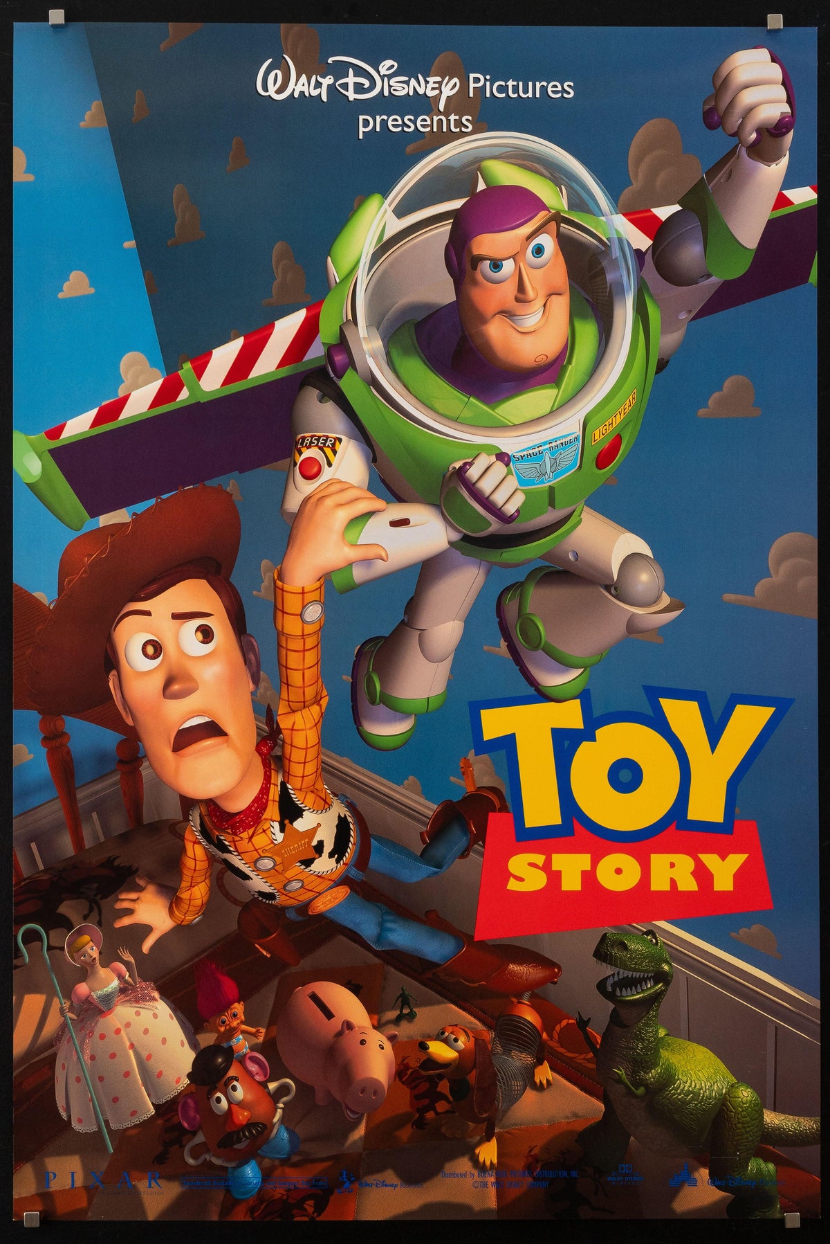 Toy Story 1 Sheet (27x41) Original Vintage Movie Poster