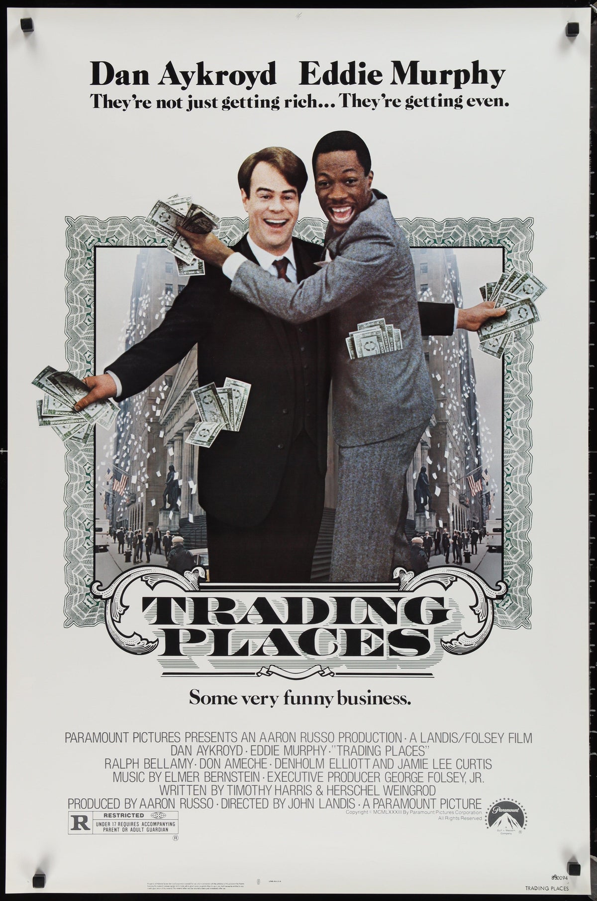 Trading Places Movie Poster 1983 1 Sheet (27x41)