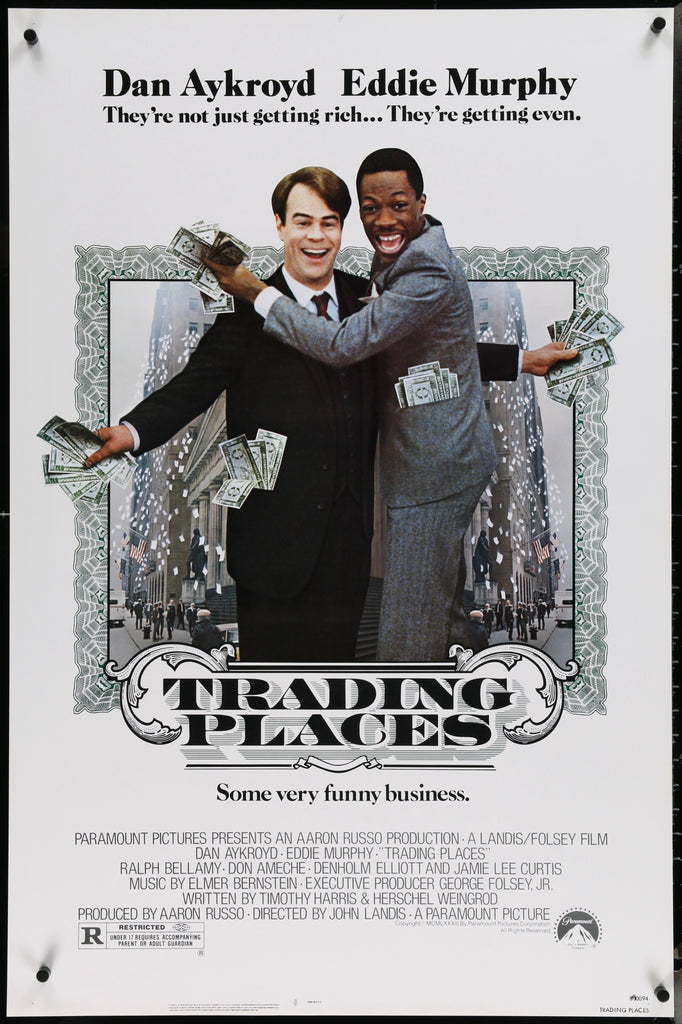 Trading Places Original Vintage Movie Poster
