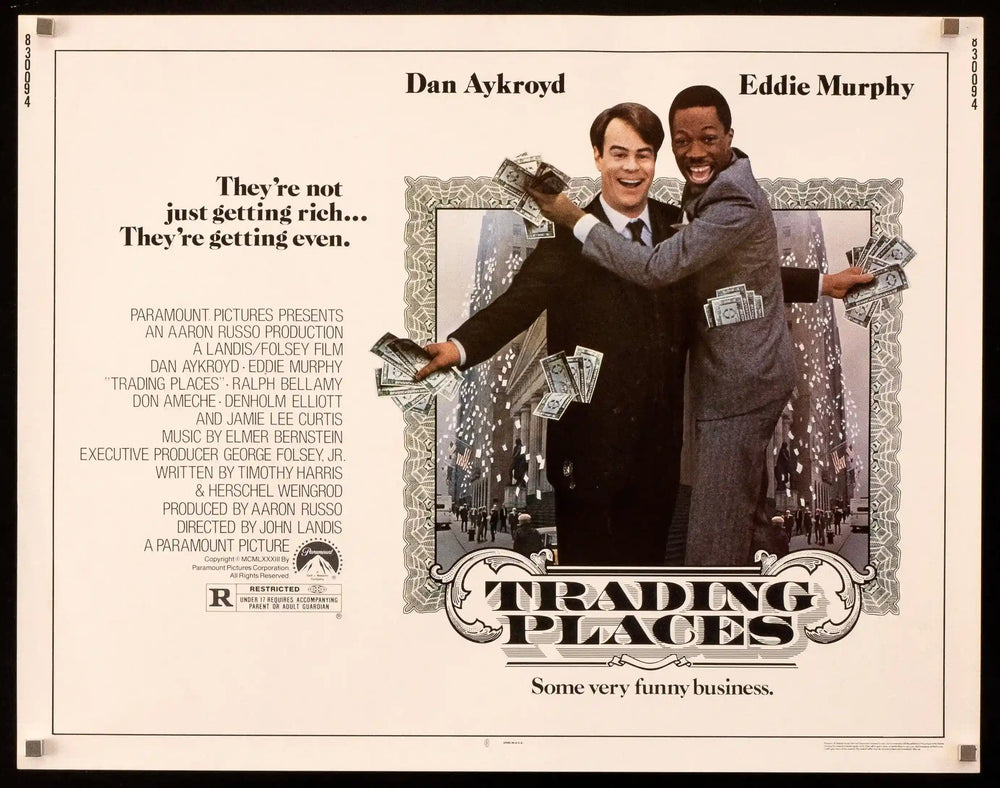Trading Places Original Vintage Movie Poster