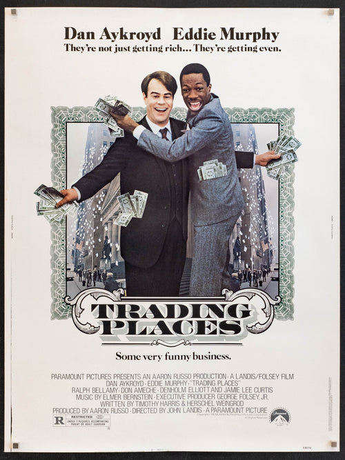 Trading Places Original Vintage Movie Poster