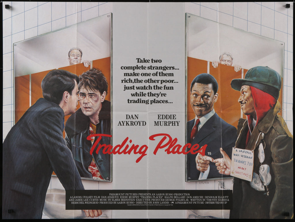 Trading Places Original Vintage Movie Poster