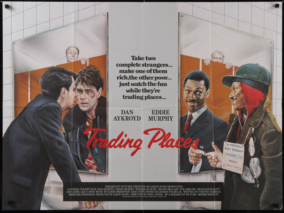 Trading Places Original Vintage Movie Poster