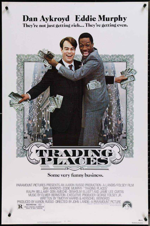 Trading Places Original Vintage Movie Poster