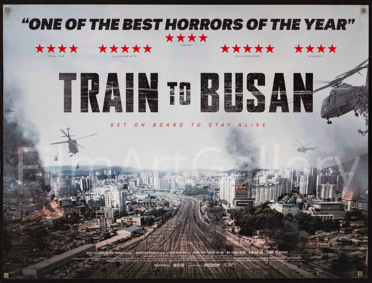 Train to Busan Original Vintage Movie Poster