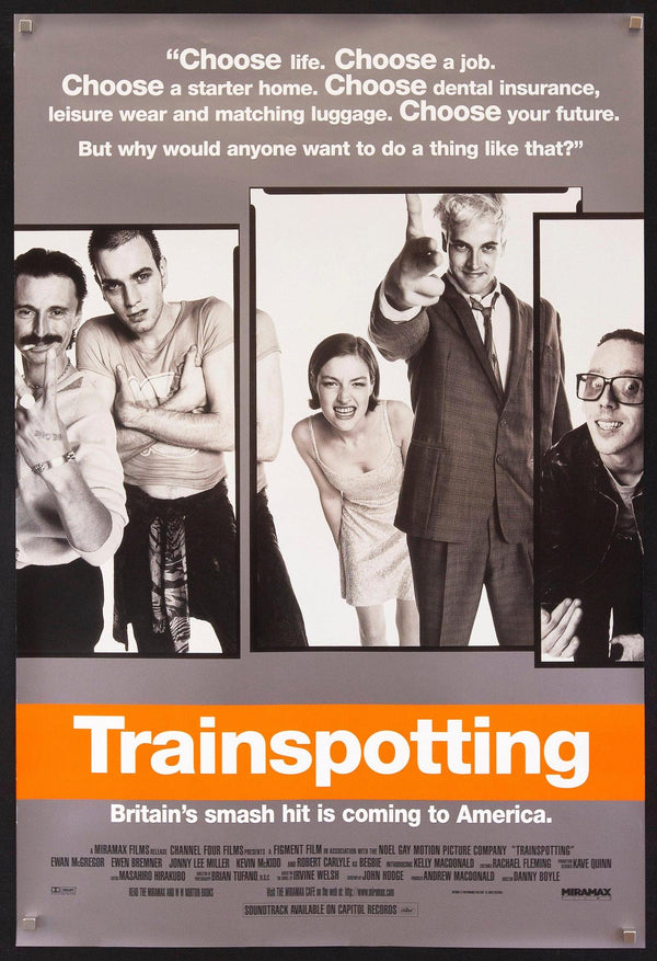 Trainspotting Original 1995 Japanese B2 Movie Poster