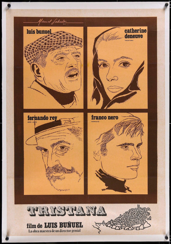 Tristana 1 Sheet (27x41) Original Vintage Movie Poster