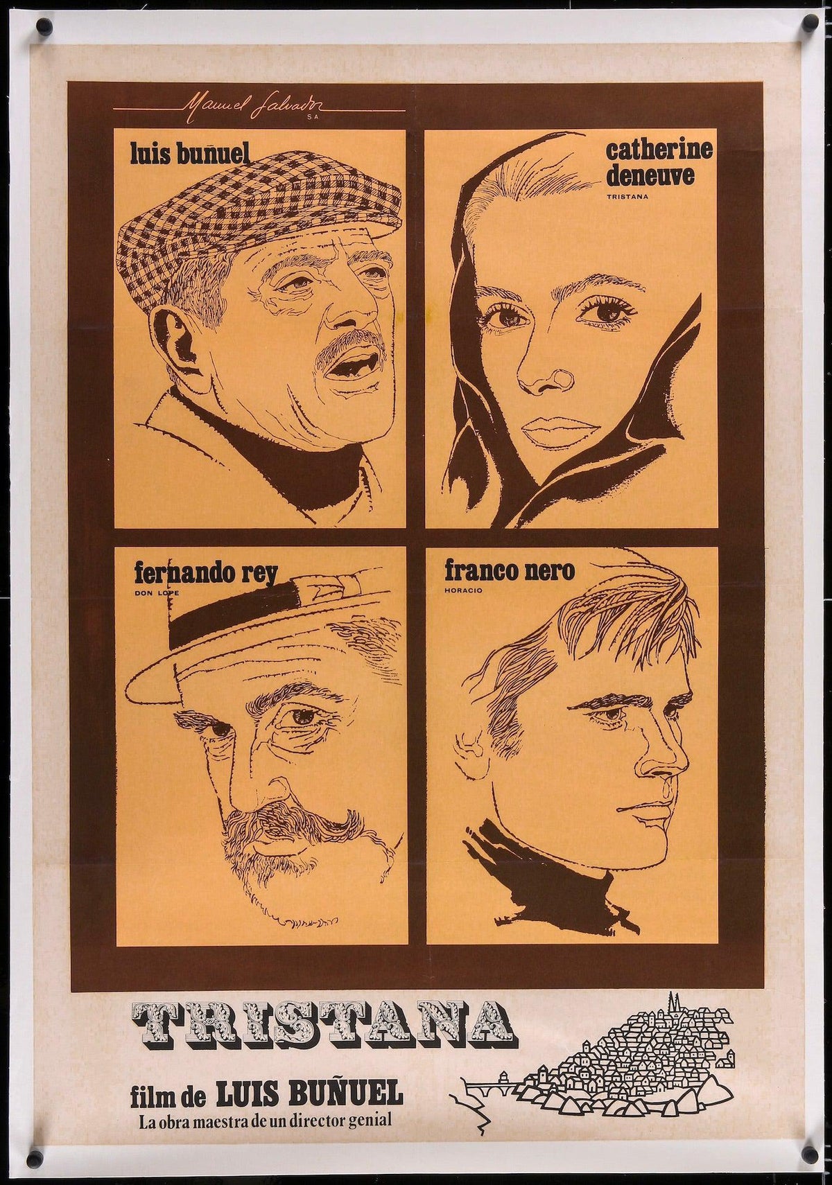 Tristana Original Vintage Movie Poster