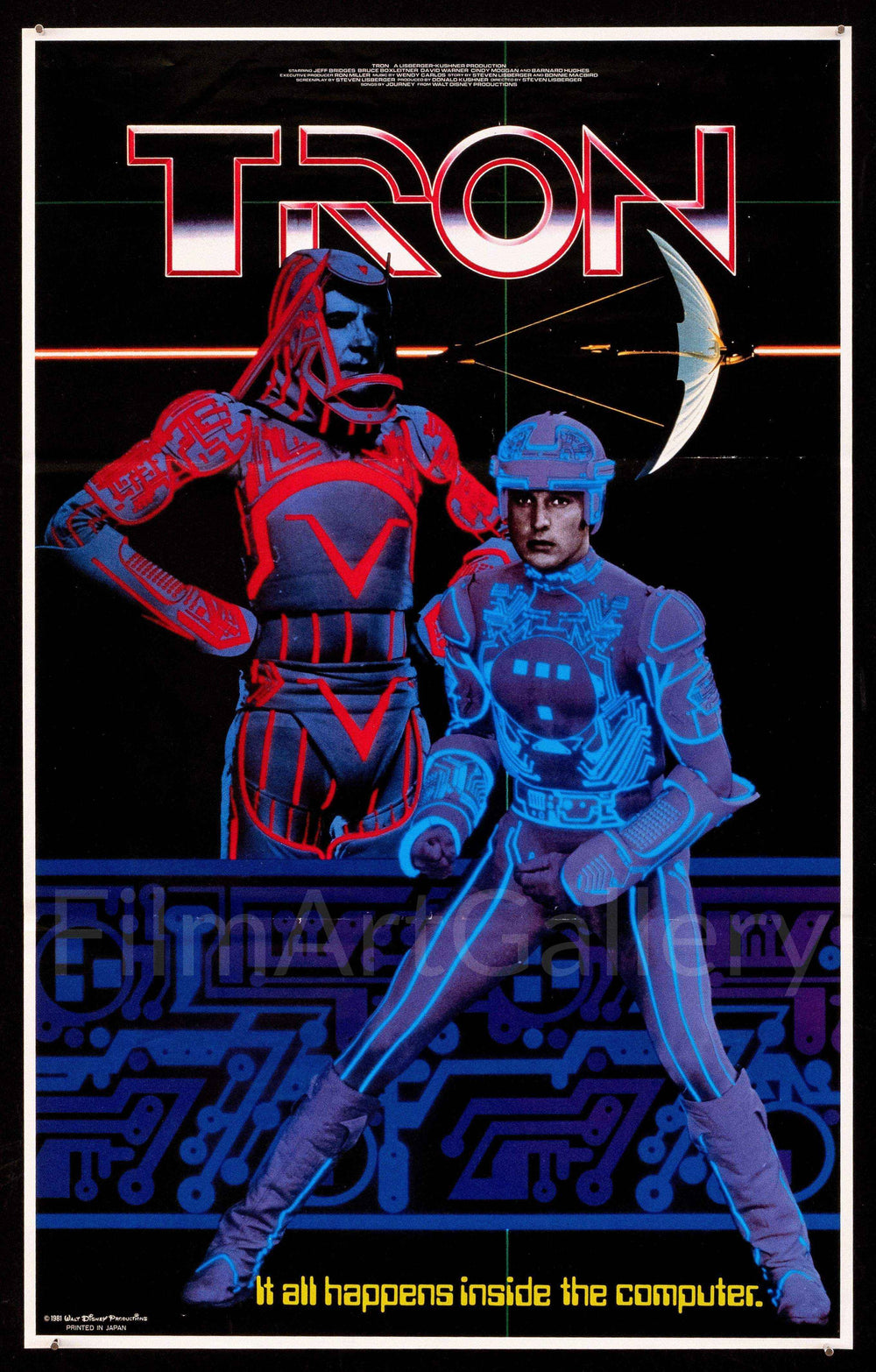 Tron Original Vintage Movie Poster