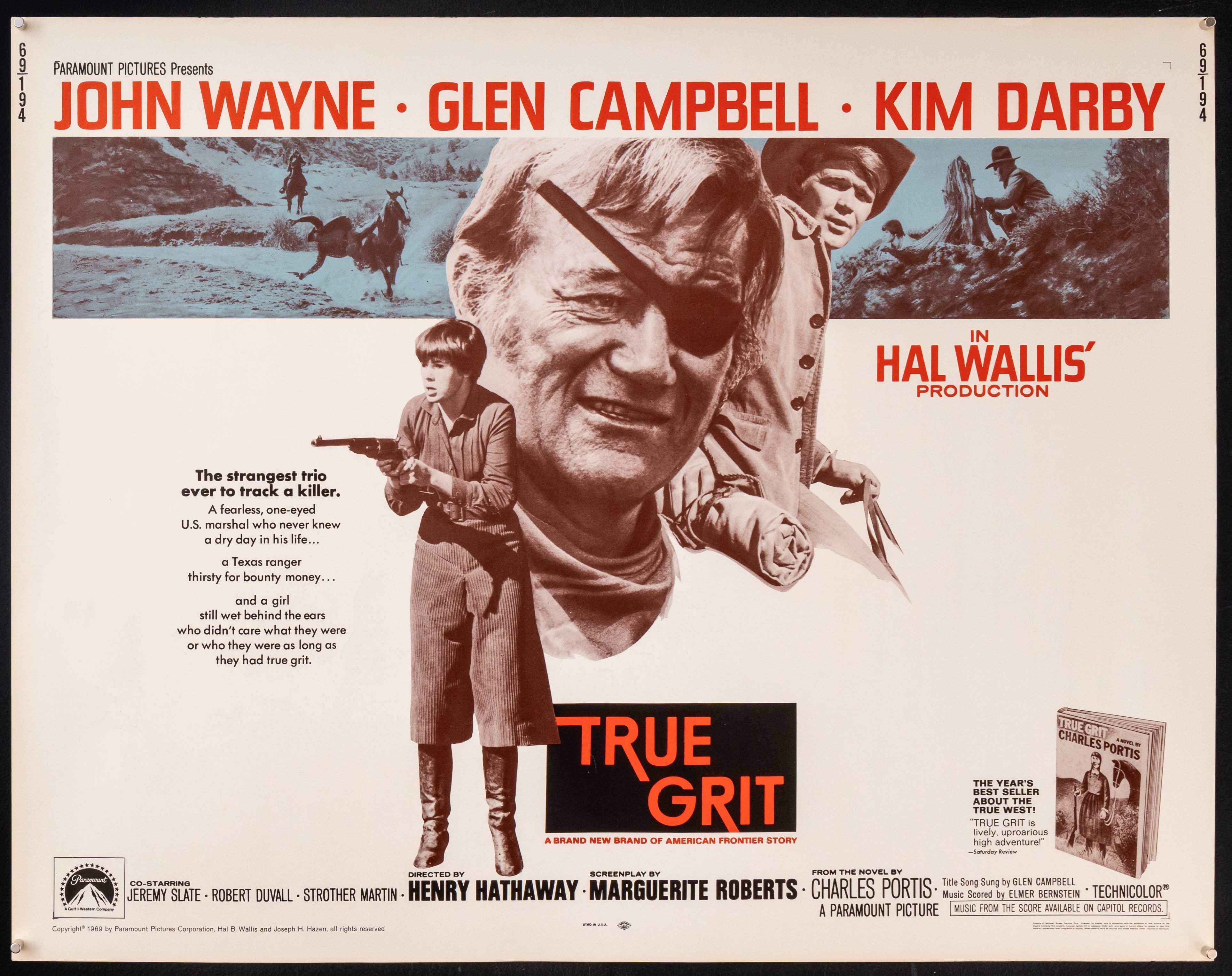John Wayne True Grit Movie Poster True Grit 1969 German Movie Poster john-wayne-true-grit-movie-poster-true-grit-1969-german-movie-poster