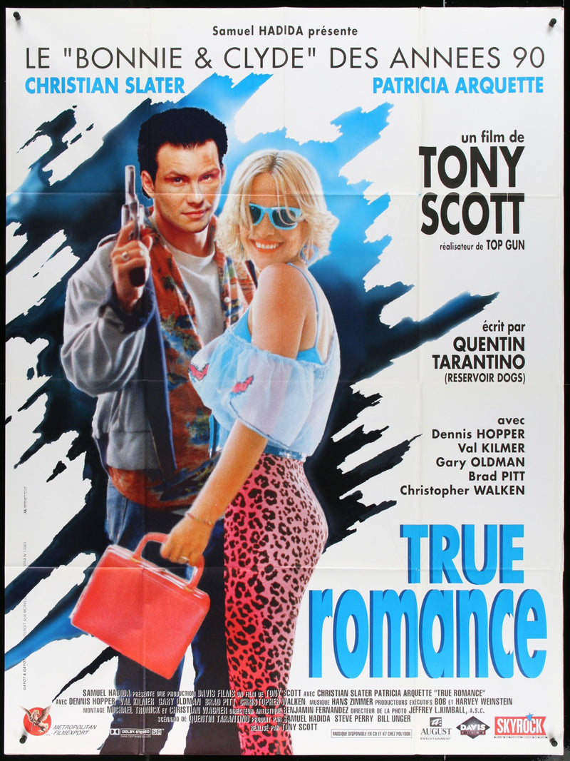 True Romance French 1 Panel (47x63) Original Vintage Movie Poster