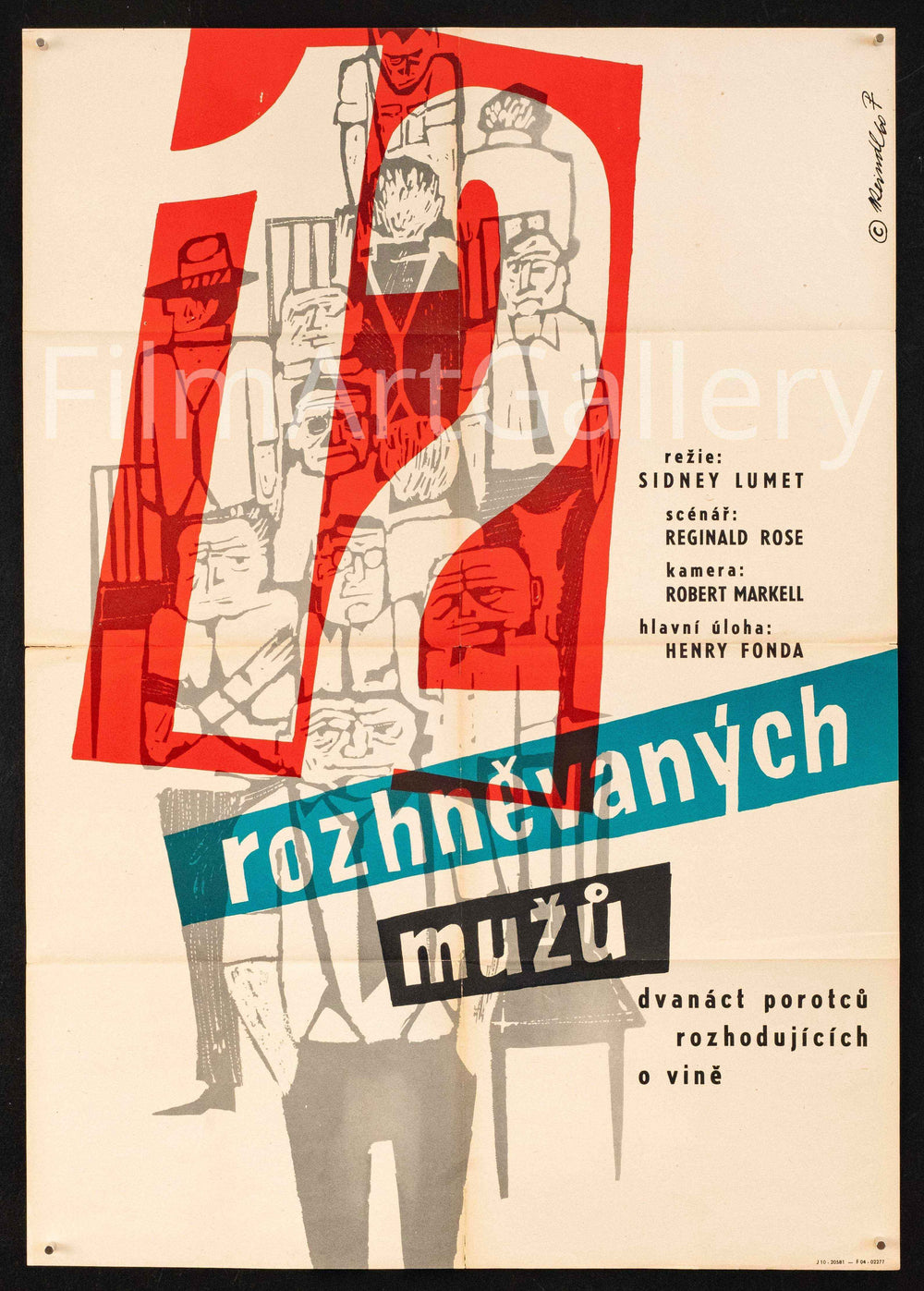 Twelve Angry Men Original Vintage Movie Poster
