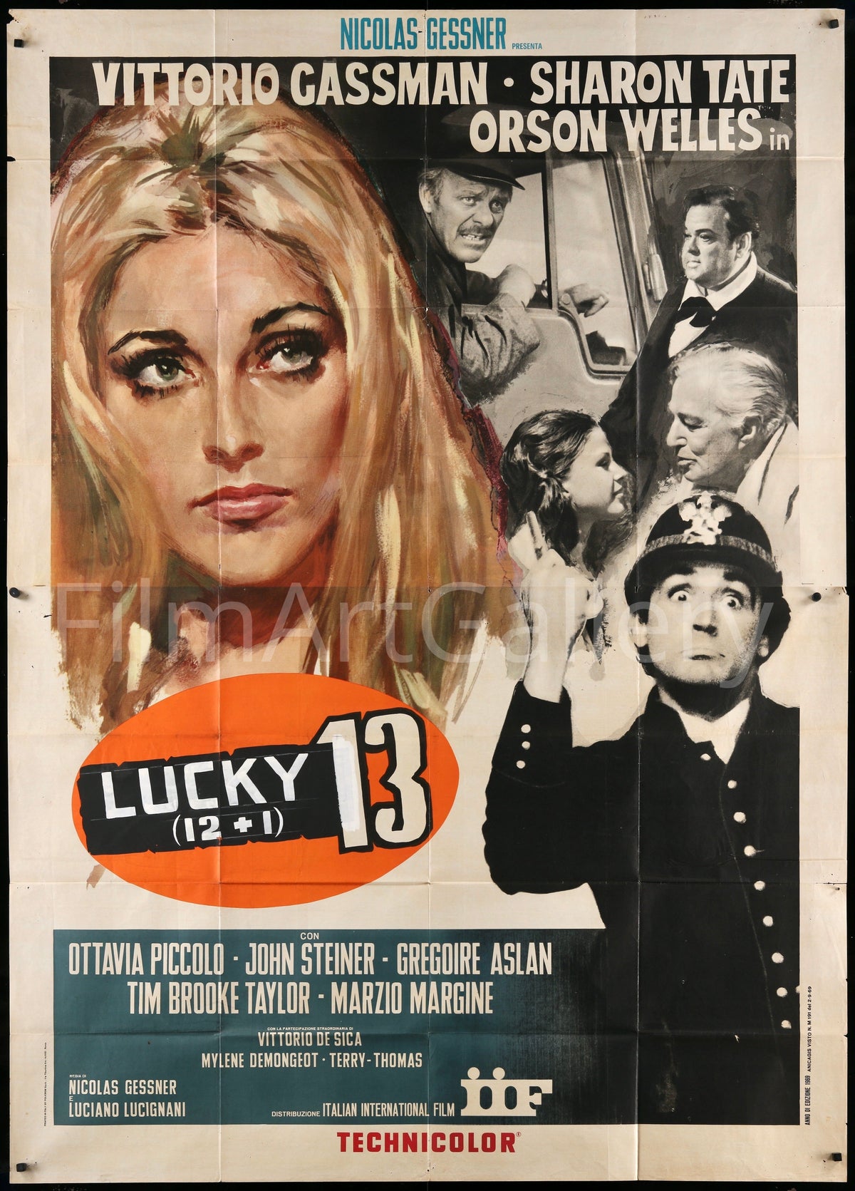Twelve Plus One (12 + 1) Italian 4 Foglio (55x78) Original Vintage Movie Poster