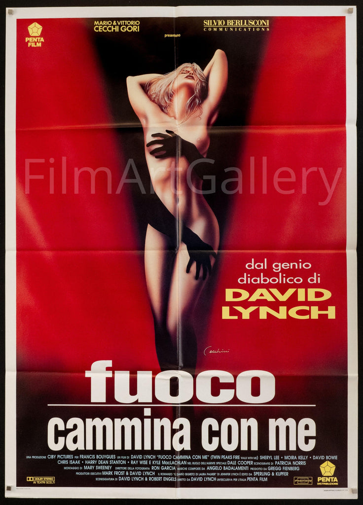 Twin Peaks Fire Walk With Me Original Vintage Movie Poster