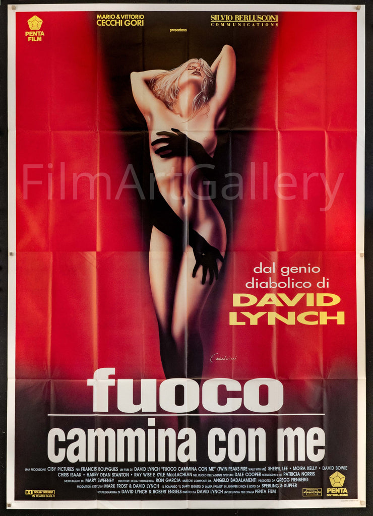 Twin Peaks Fire Walk With Me Original Vintage Movie Poster