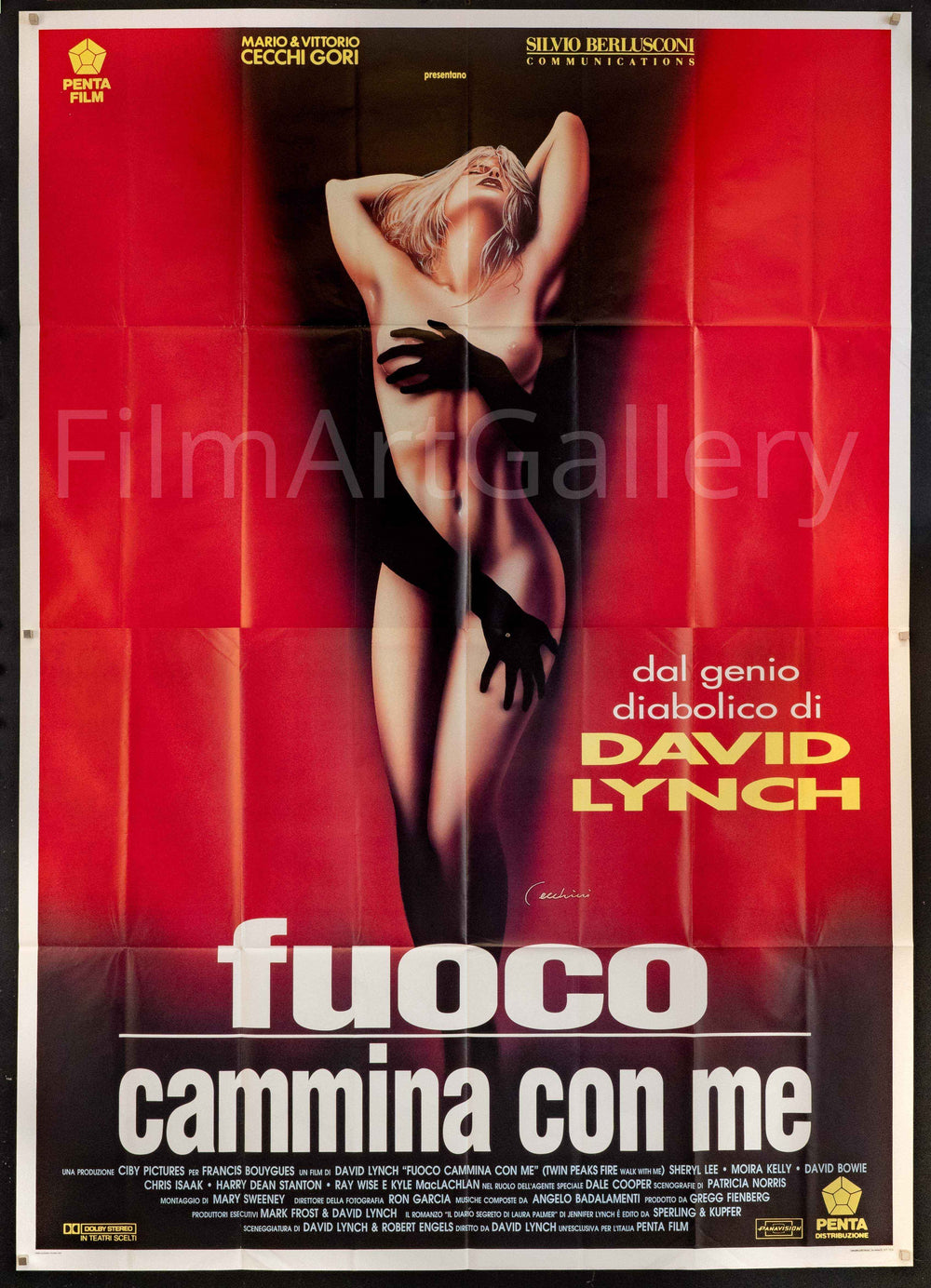 Twin Peaks Fire Walk With Me Original Vintage Movie Poster