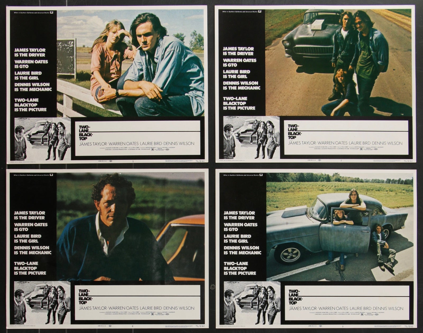 Two Lane Blacktop Original Vintage Movie Poster