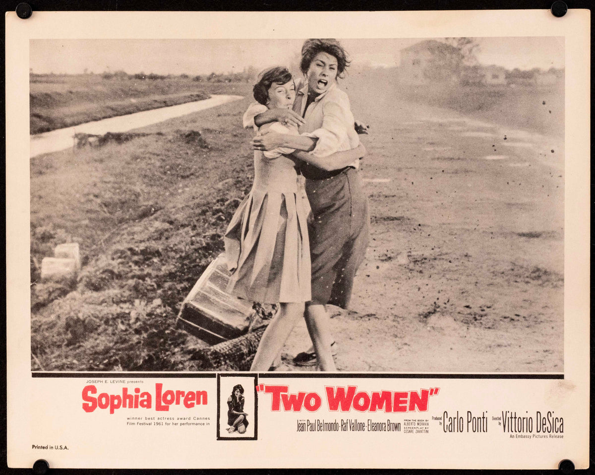 Two Women 2 (La Ciociara) Original Vintage Movie Poster