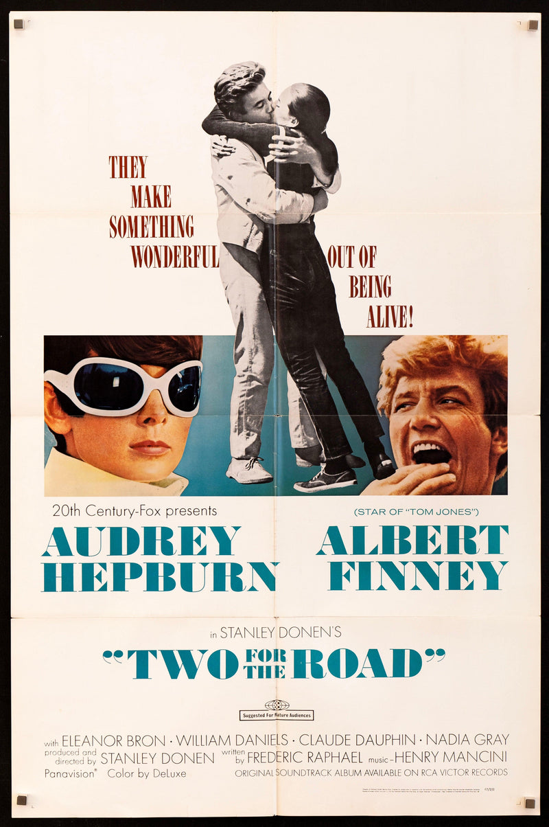 Two for the Road 1 Sheet (27x41) Original Vintage Movie Poster