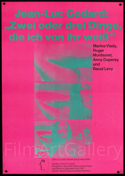 Two or Three Things I Know About Her... Original Vintage Movie Poster