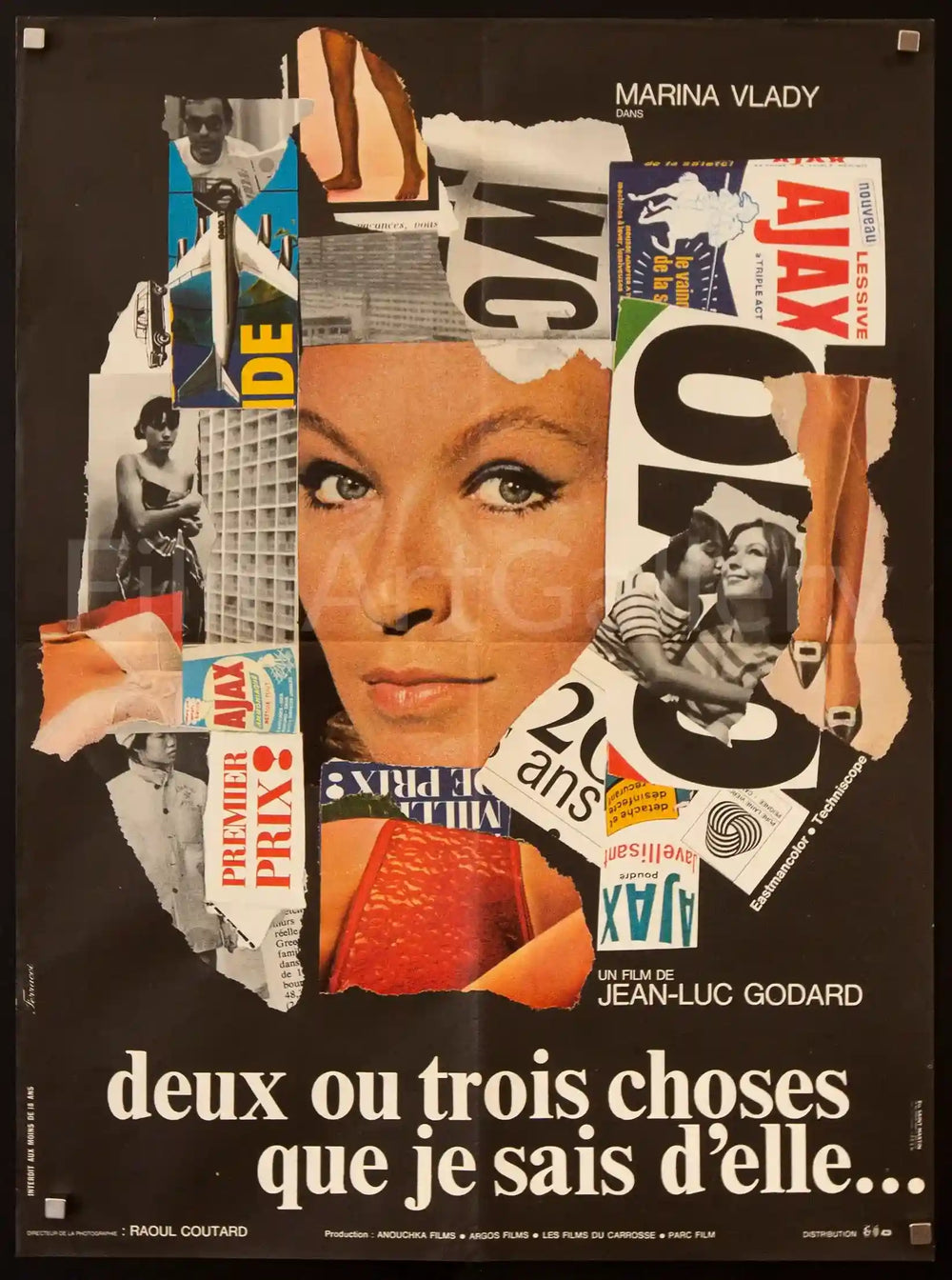 Two or Three Things I Know About Her... Original Vintage Movie Poster