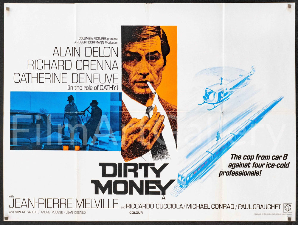 Un Flic Original Vintage Movie Poster