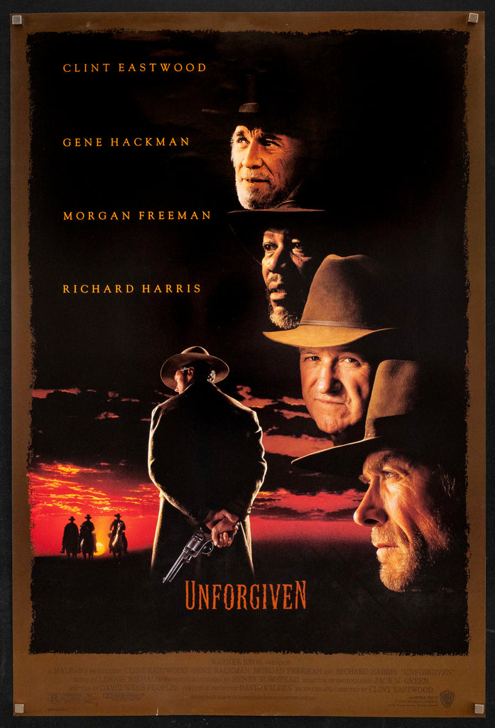 Unforgiven Original Vintage Movie Poster