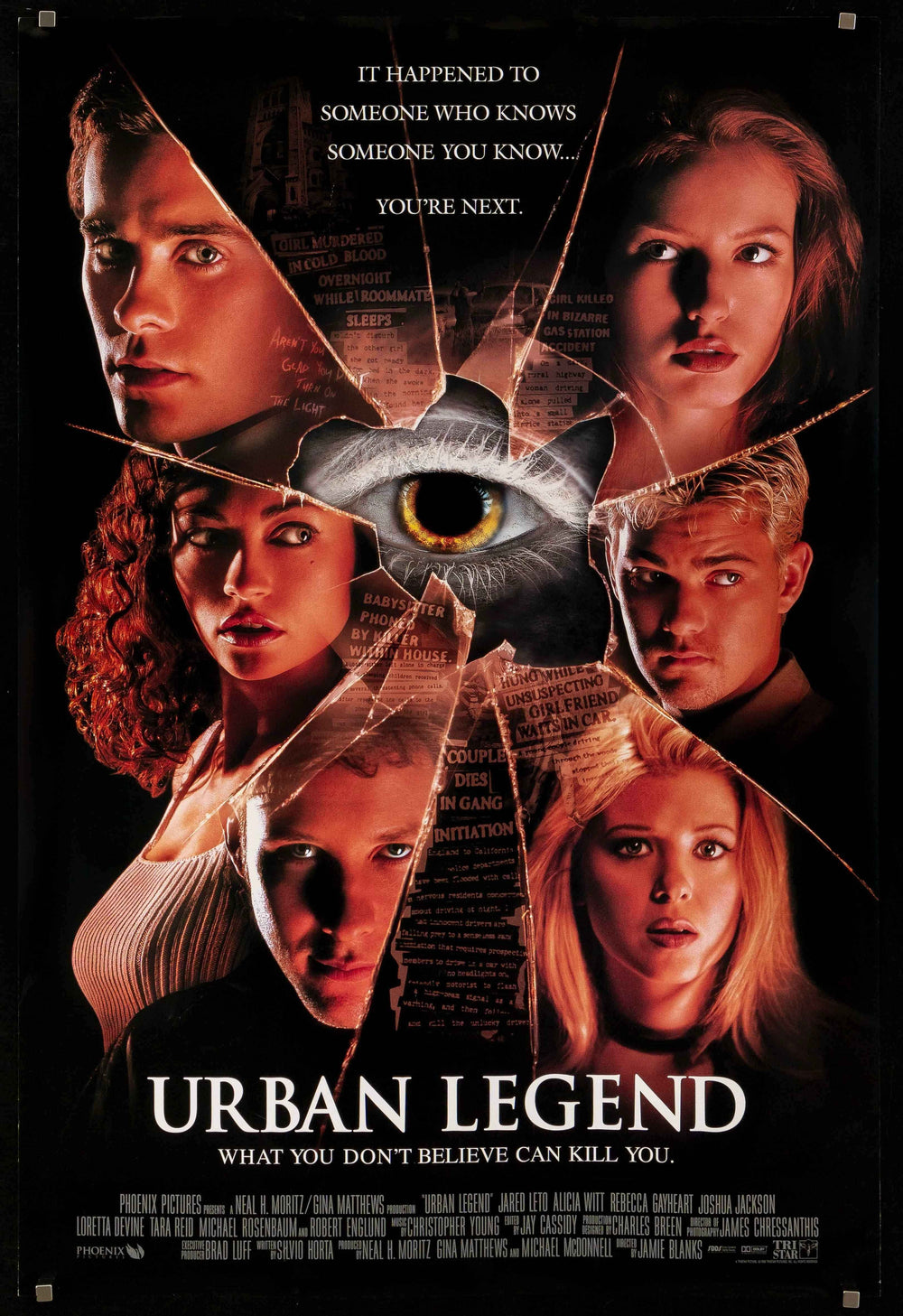 Urban Legend Original Vintage Movie Poster