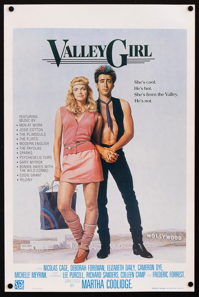 Valley Girl Original Vintage Movie Poster