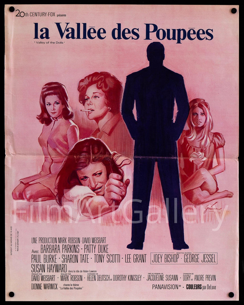 Valley of the Dolls French mini (16x23) Original Vintage Movie Poster